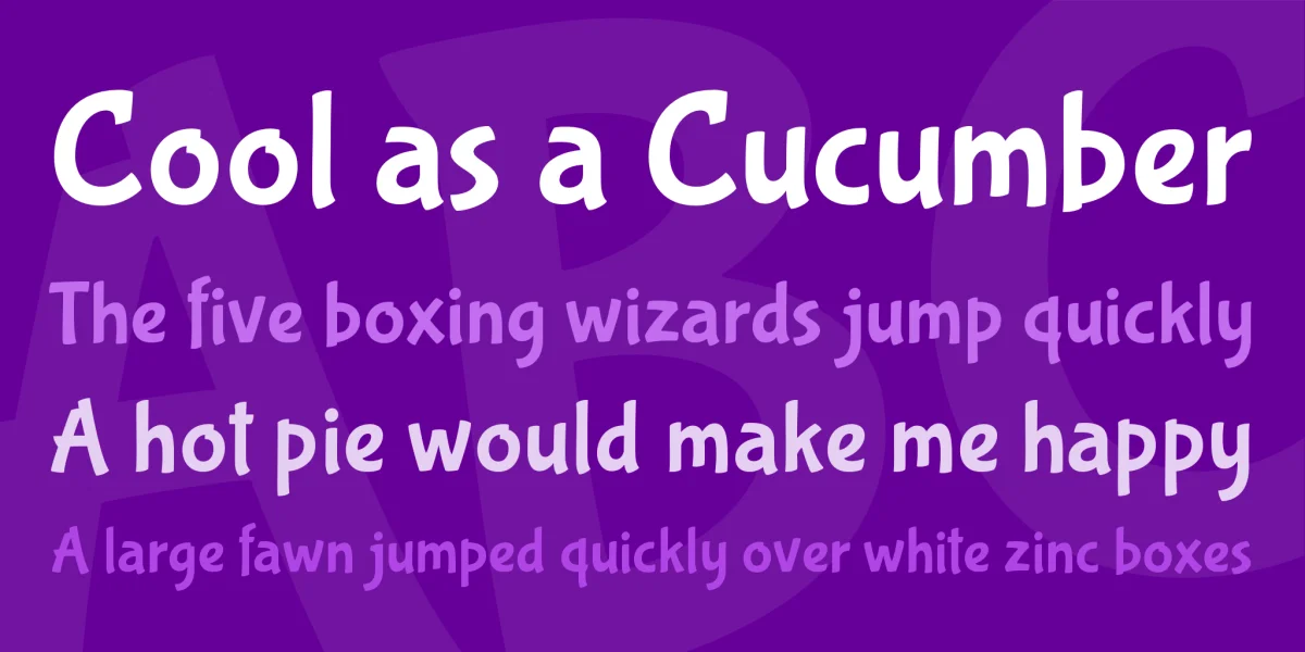Bubblegum Sans Font preview 2