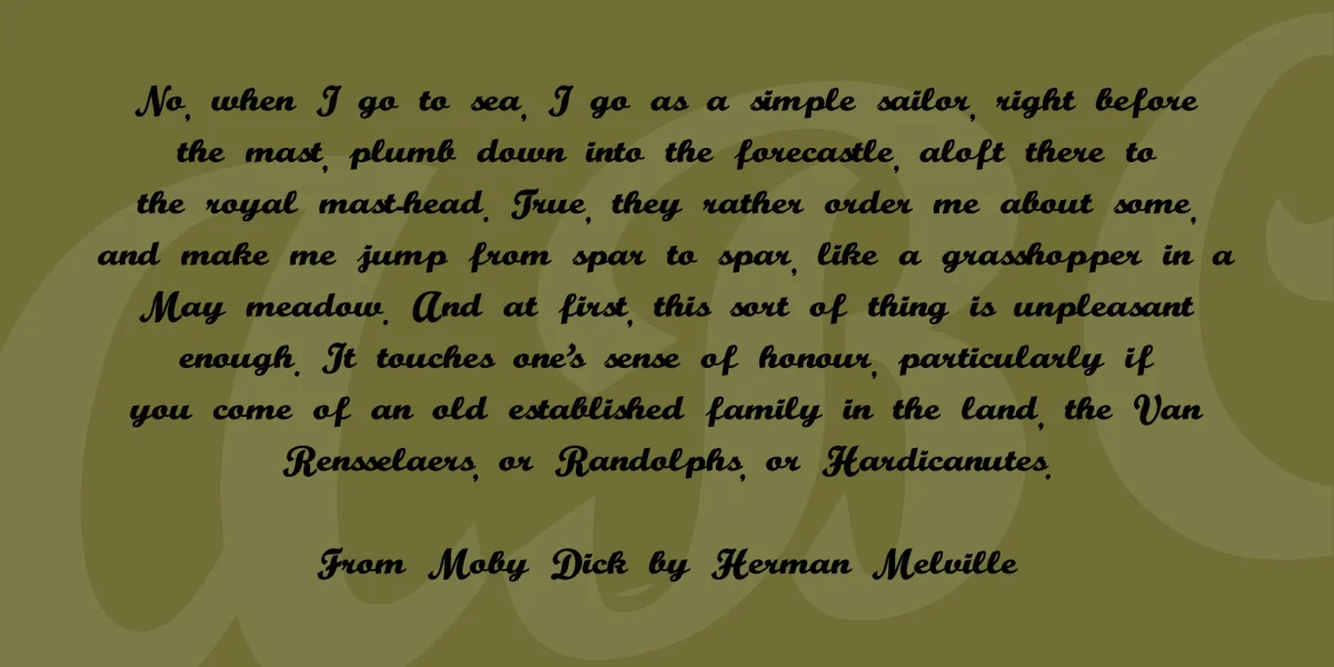 Buffalo Nickel Font preview 3