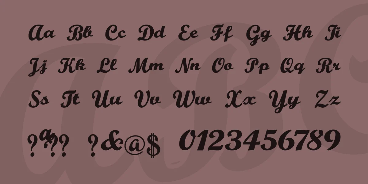 Buffalo Nickel Font preview 4