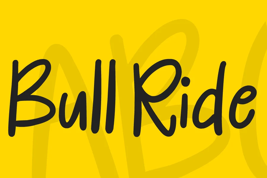 Bull Ride Font
