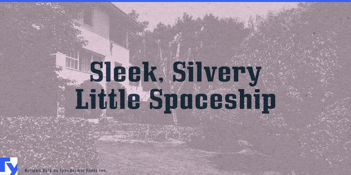 Bullpen Font Family preview 7