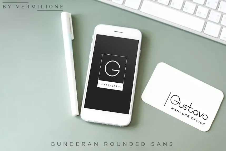 Bunderan Font preview 4