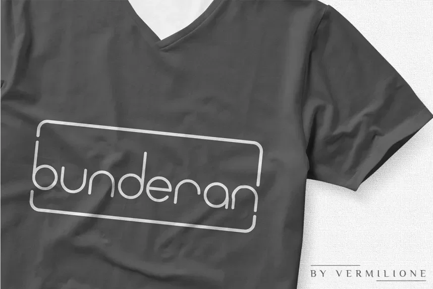 Bunderan Font preview 6