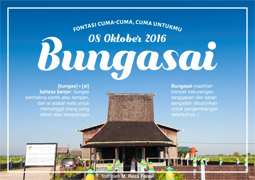Bungasai Font