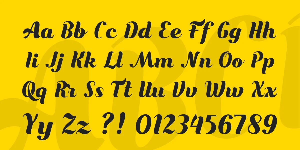 Bungasai Font preview 4