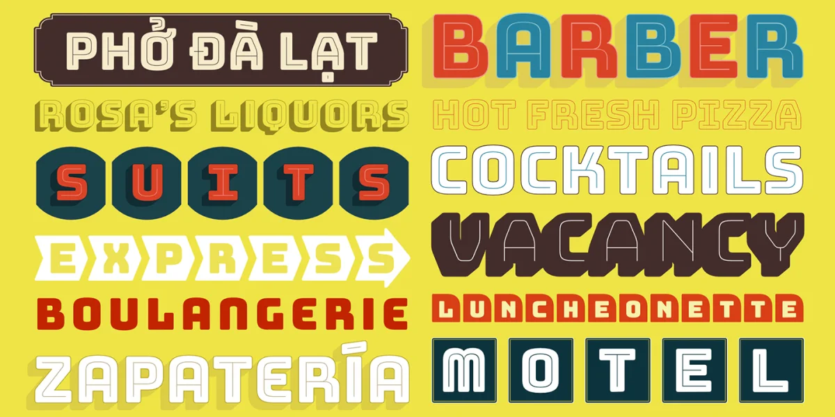 Bungee Font Family preview 3
