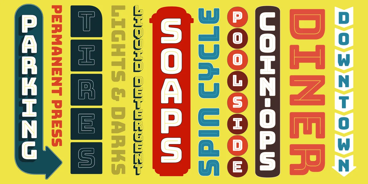 Bungee Font Family preview 4