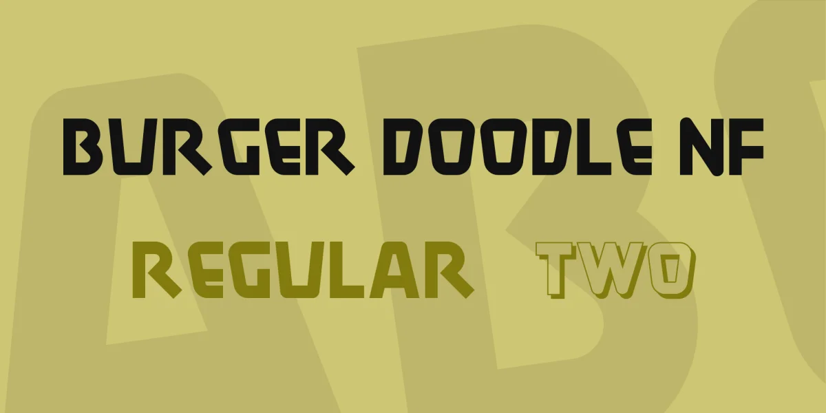Burger Doodle NF Font Family