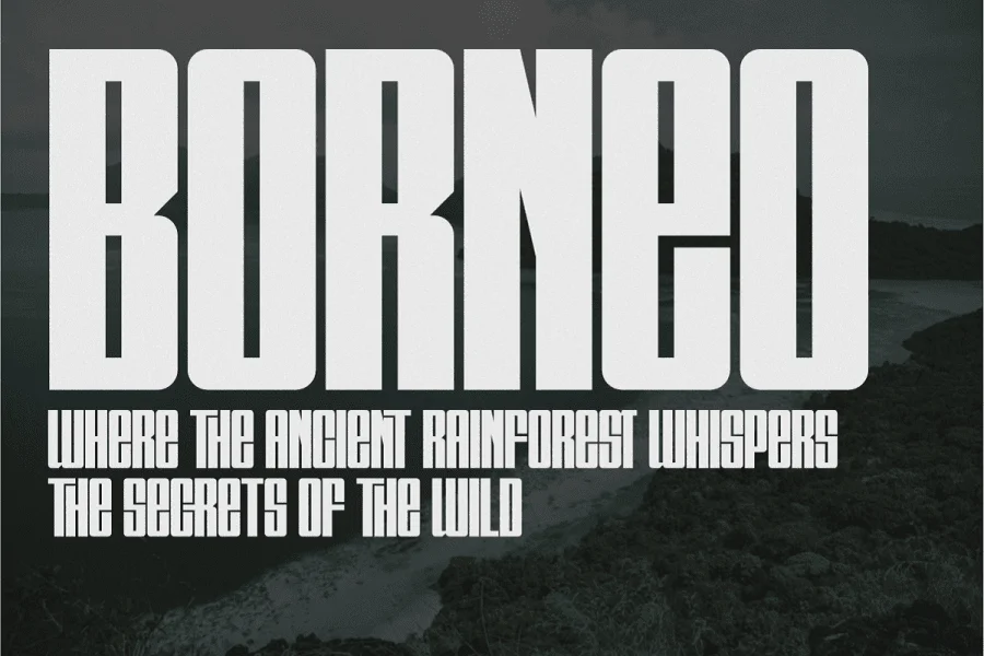 Burned Font preview 2
