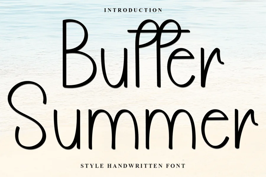 Butter Summer Font