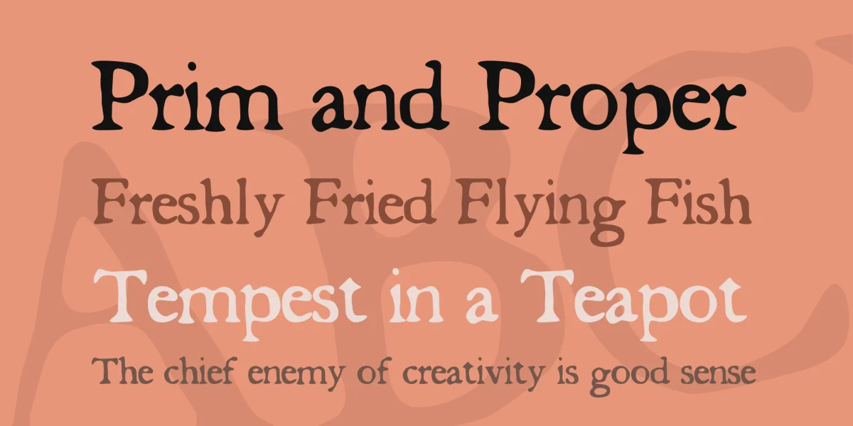 butterbrotpapier Font preview 2