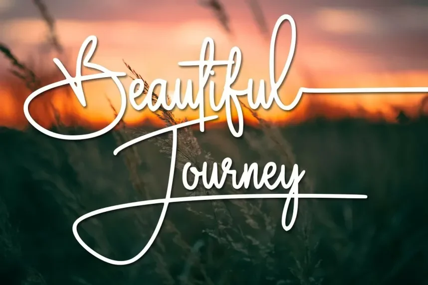 Buttercake Signature Font preview 5