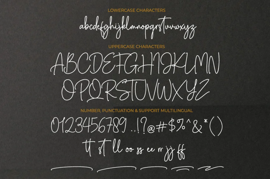 Buttervill Font preview 8