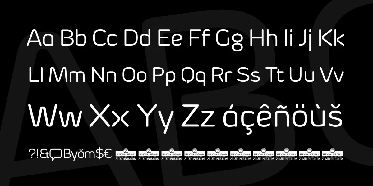 Byom Font Family preview 10