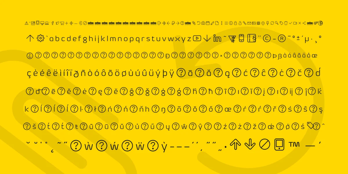 Byom Font Family preview 12