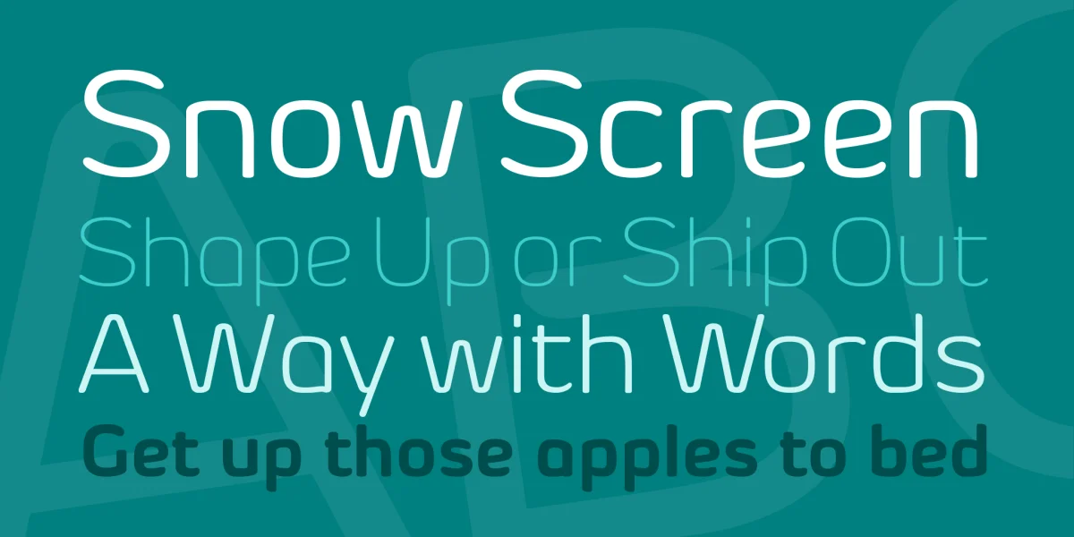 Byom Font Family preview 9