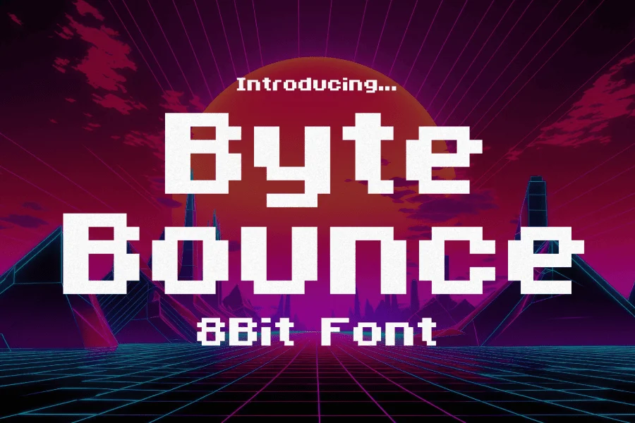 ByteBounce Font