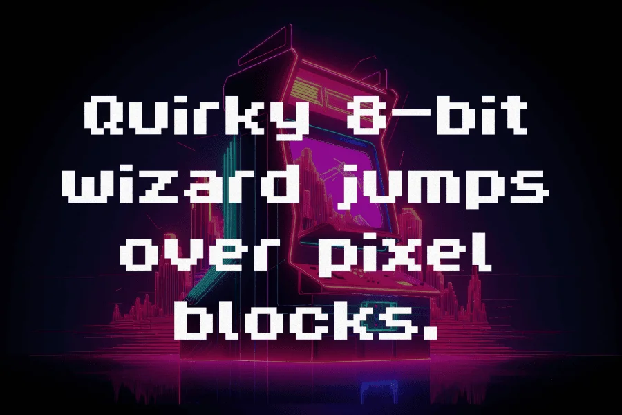 ByteBounce Font preview 6
