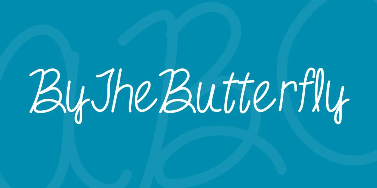 ByTheButterfly Font