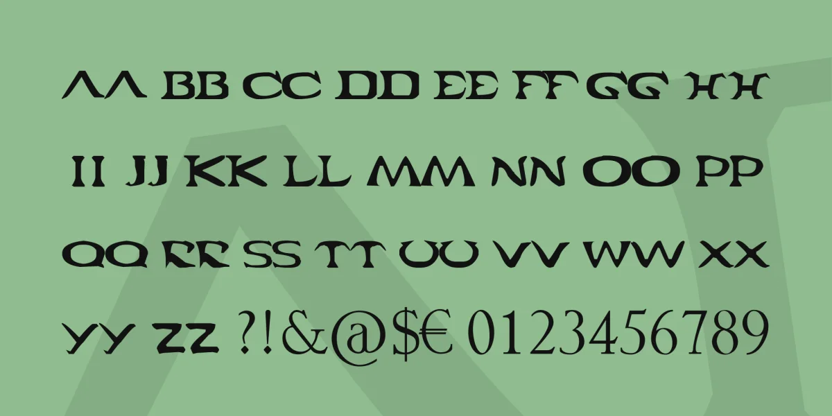 Cabal Font preview 3