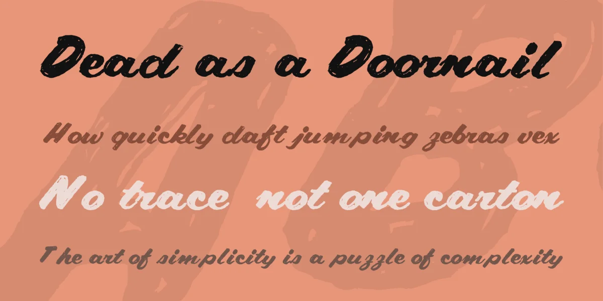 CABRIOLET Font preview 2