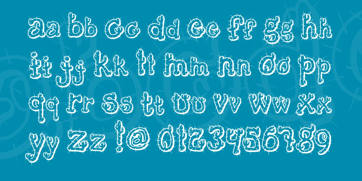 Cactus Sandwich Font Family preview 2