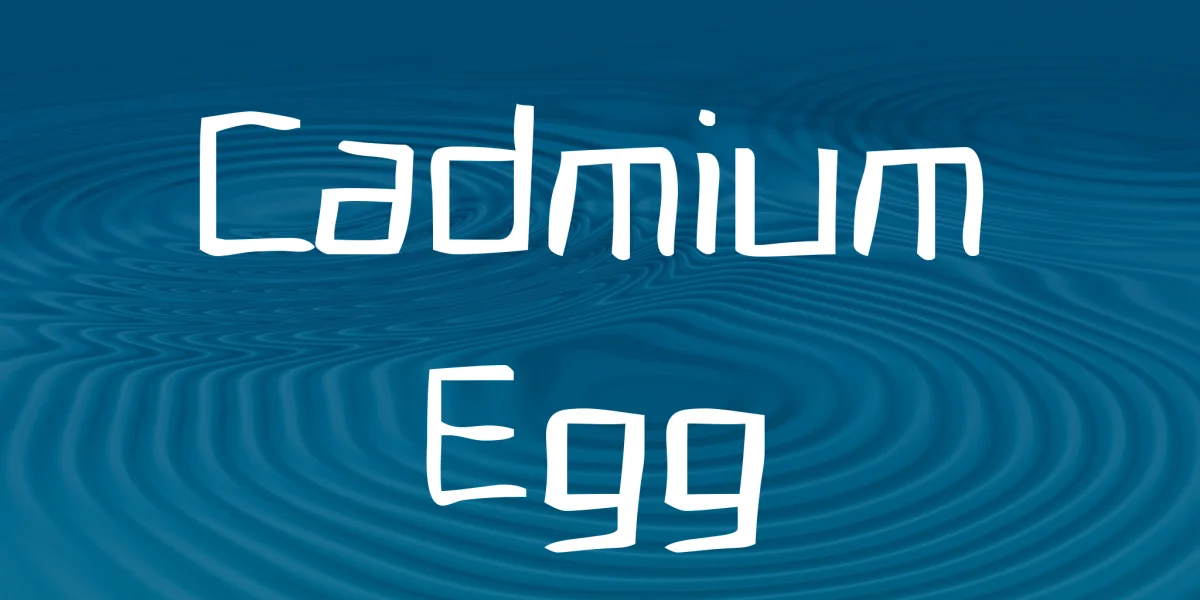 Cadmium Egg Font