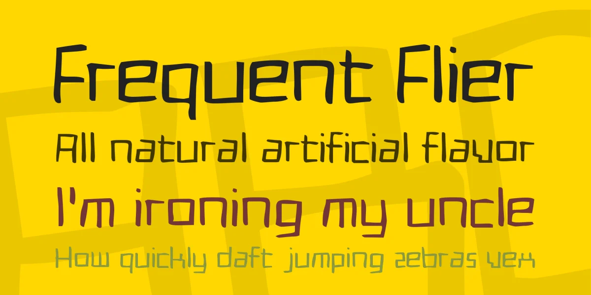 Cadmium Egg Font preview 2