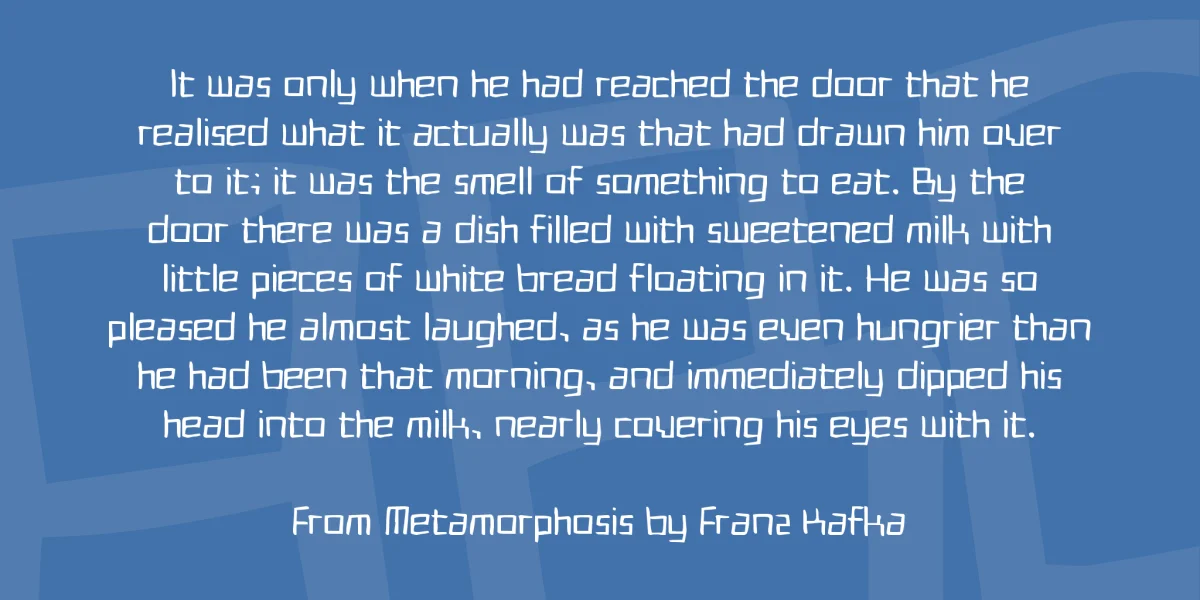 Cadmium Egg Font preview 3
