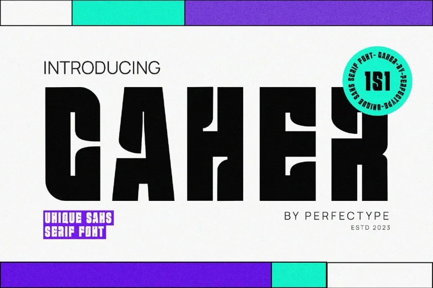 Caher Font preview 2