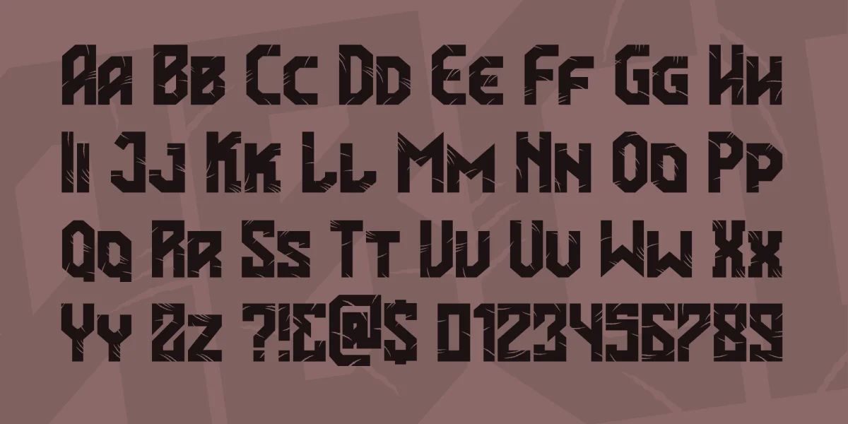 Cakar Monyet Font preview 4