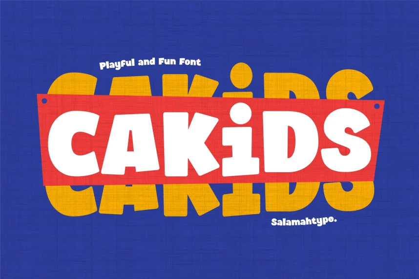 Cakids – Bold and Playful font