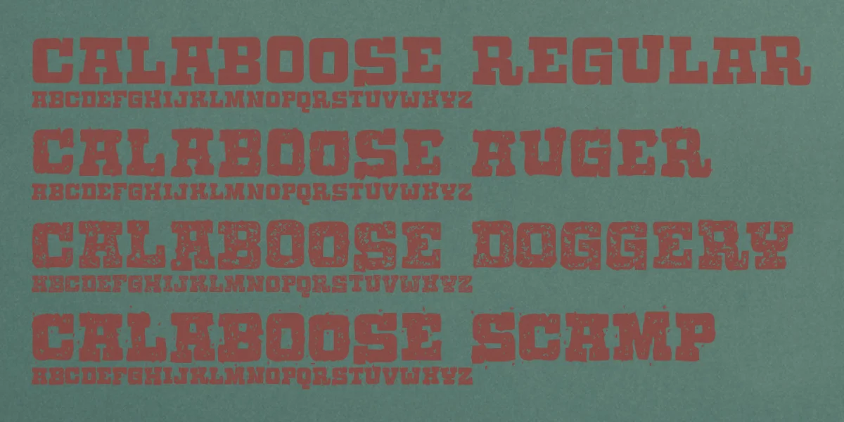 Calaboose DEMO Font preview 4