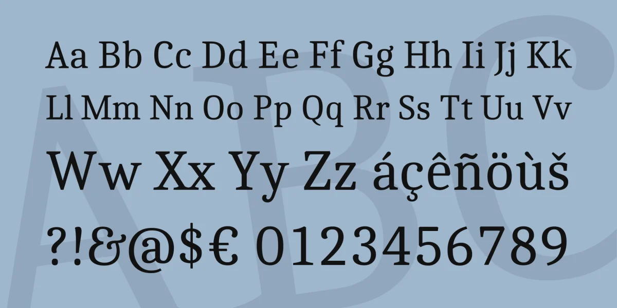 Caladea Font Family preview 4