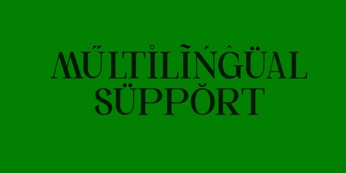CALDRIS Font preview 8