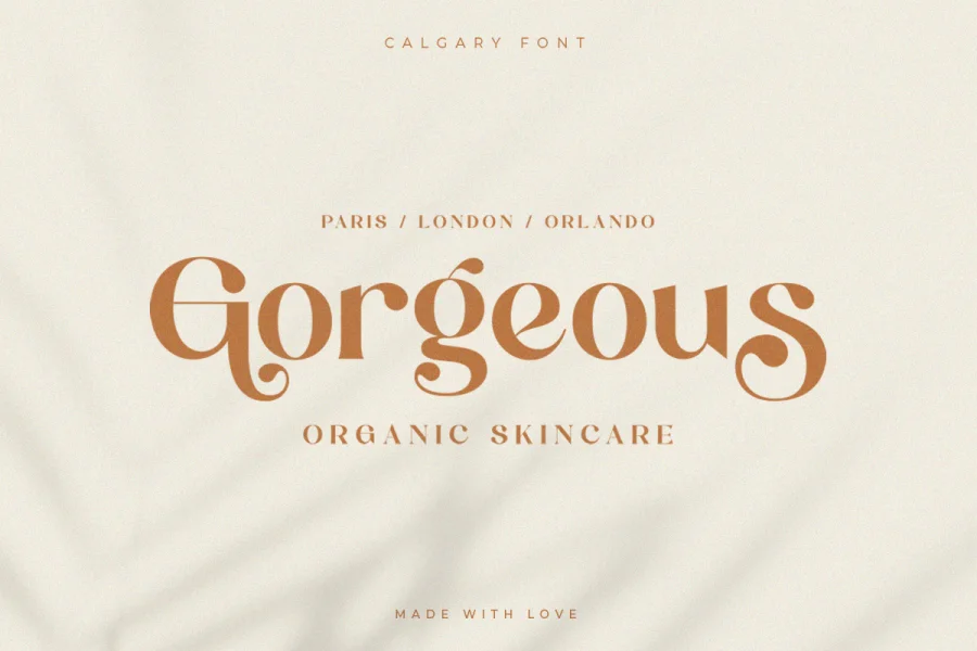 CalgaryDemo Font preview 2