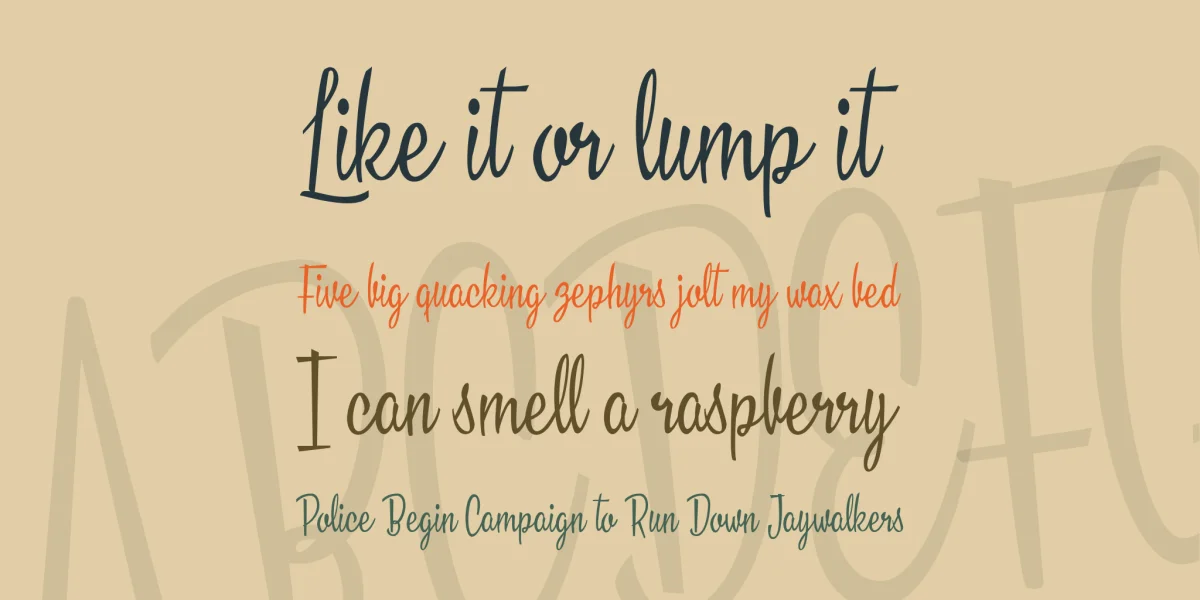 California Sun Personal Use Font preview 3