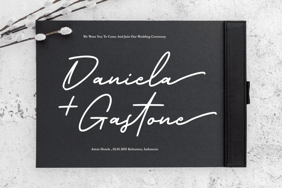 Californian Signature Font preview 4