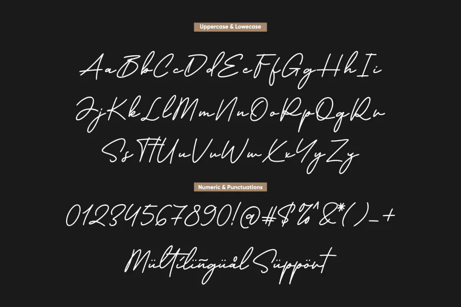 Californian Signature Font preview 8