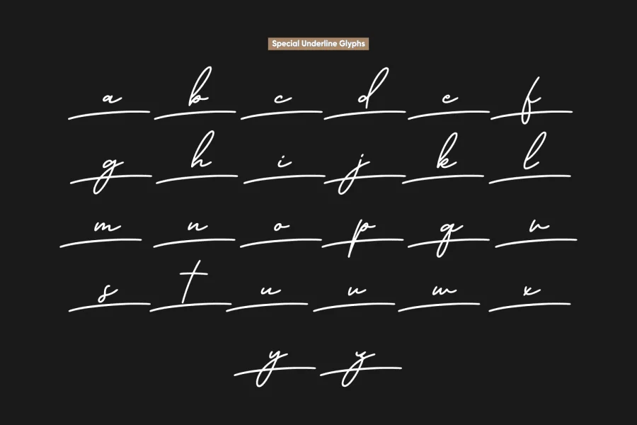 Californian Signature Font preview 9