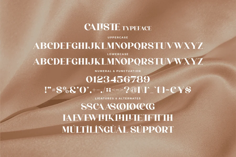 Caliste Font preview 9