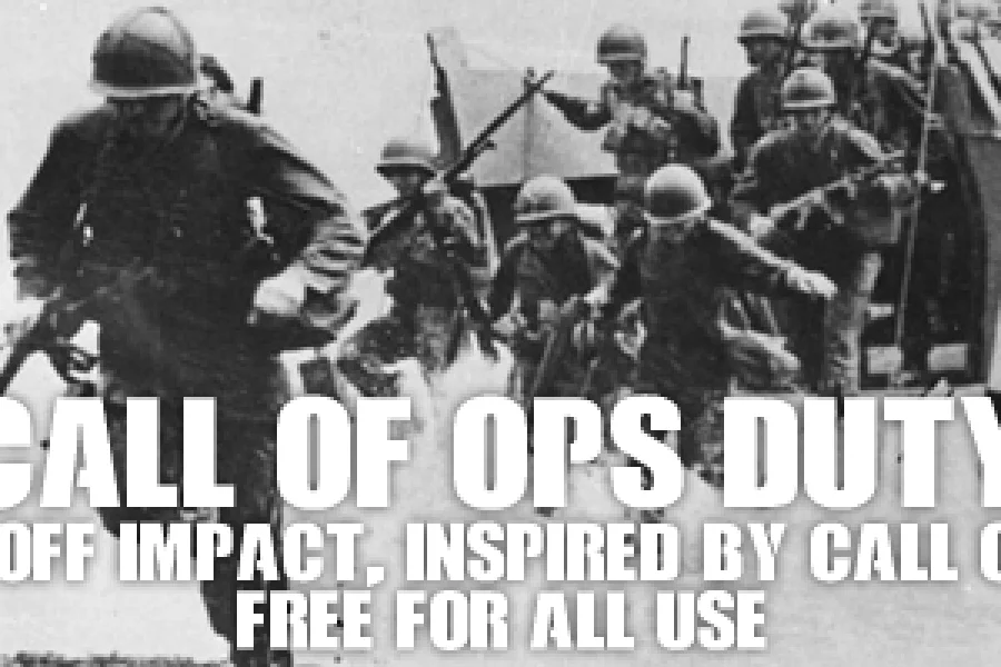 Call Of Ops Duty Font