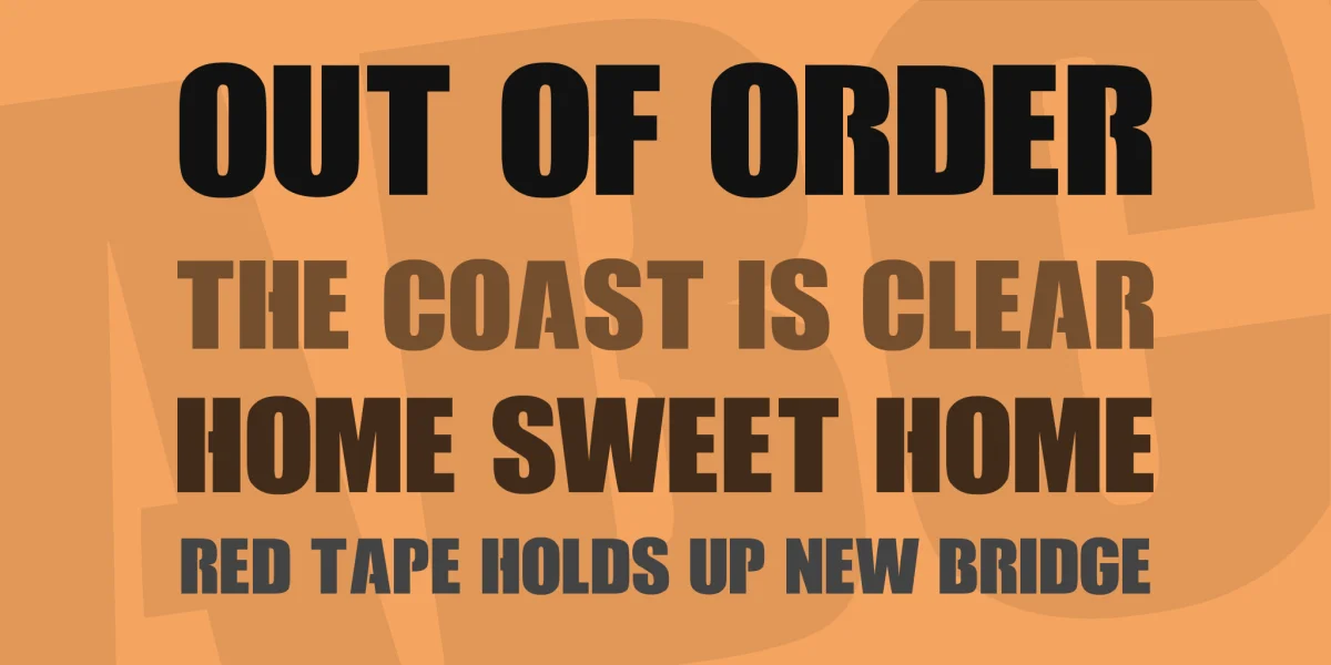 Call Of Ops Duty Font preview 2