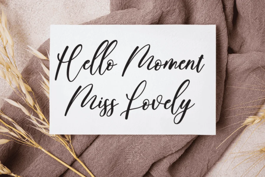 Calligraphy Brillian Font preview 3