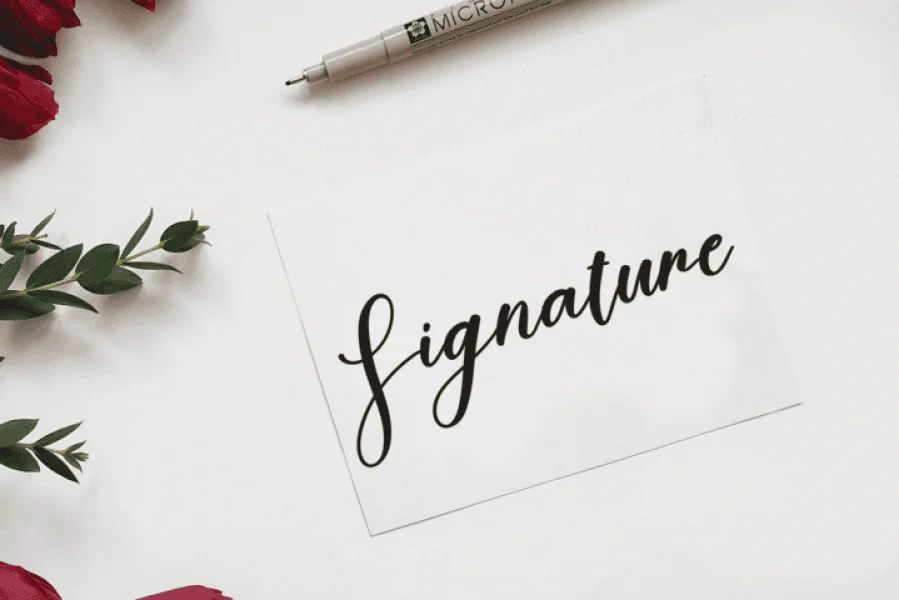 Calligraphy Brillian Font preview 4