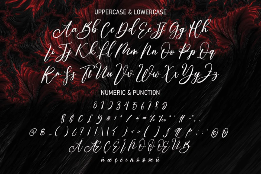 Calligraphy Brillian Font preview 7