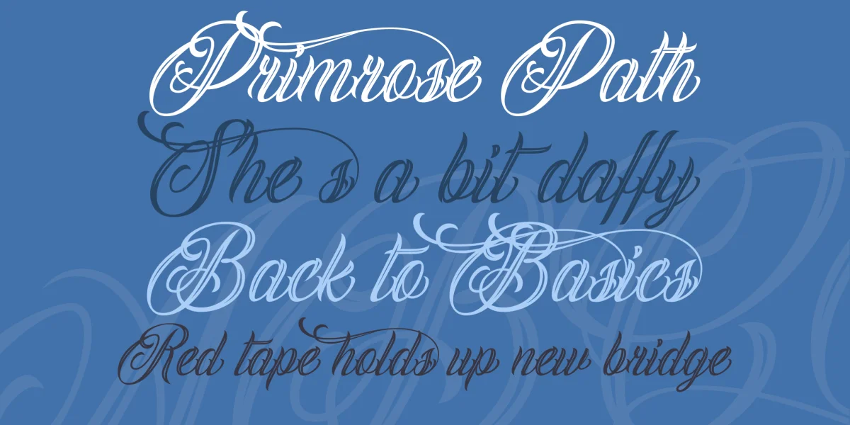 Calling Angels Personal Use Font preview 2