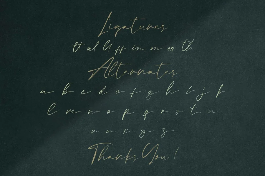 Calvin Fallen Font preview 14