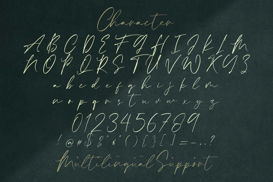 Calvin Fallen Font preview 15