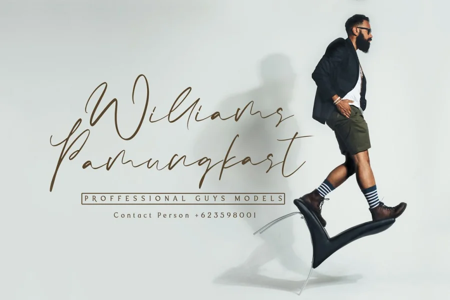 Calvin Fallen Font preview 3